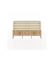 Arges Konsol 6 Raflı 4 Kapaklı 176x30x99 Aytaşı-Çam