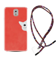 Samsung Note 3 4 5 8 9 20 Ultra 10 Lite Kılıf Boyun Asklı Rasta Silikon Kedoş 1735