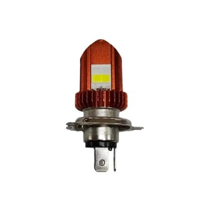 H4 Tipi Motosiklet Led Far Ampulu Beyaz Işık