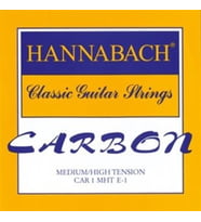 Hannabach CAR8MHT Carbon Klasik Gitar Teli Seti (Profesyonel - High Performance)  Karbon Tizler, Medium/High Tension (Orta-Sert), Üstün Entonasyon Kararlılığı  Uyum: 4/4 Standart Klasik Gitar