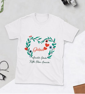 Kişiye Özel Anneler Günü Tasarımlı T-shirt