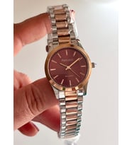 Ferrucci Minimal Kasa Çelik Kordon ve Kasa Kadın Kol Saati (Rose - Gümüş)