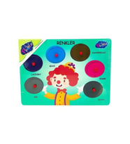 Çocuk Zeka Puzzle Ahşap Oyunları (Çok Renkli)