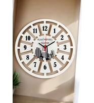 İnşaat Mühendisi Duvar Saati 40cm 001 (Beyaz)