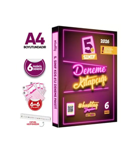 2026 5.Sınıf #hashtag Kazanım Değerlendirme Sınavı 6lı SARMAL Deneme Paketi Çözümlü Türkiye Geneli