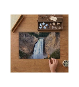 Akarsu - Doğa - Manzara Tasarımı 240 parça Ahşap Puzzle Ahşap Kutuda MP04459