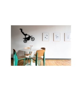 Artist Motosiktlet Tablo Ahşap Mdf Lazer Kesim