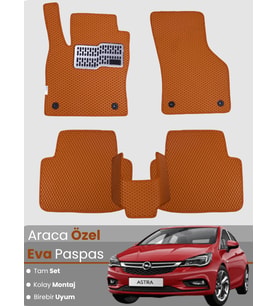 OPEL ASTRA K SEDAN (2015-2021) Uyumlu EVA Paspas Tam Set–Araca Özel,Kolay Montaj