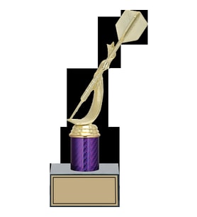ODAK KUPA - Figürlü Kupalar - Dart Figürlü Kupalar FG-002 B - 25 cm