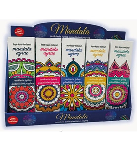 Her Üründen 6 Adet - Özel Kutusunda Mandala Ayraç - 30 Adetli Stand