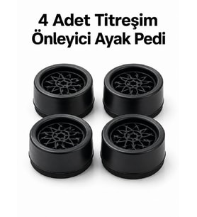 4'lü Set Çamaşır Makinesi Titreşim Önleyici Ped