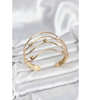Pirinç Gold Renk Kadın Bileklik 5886 - HPSBYI9989-3544