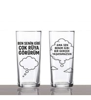 baskılı rakı bardağı (Soğuk Beyaz)