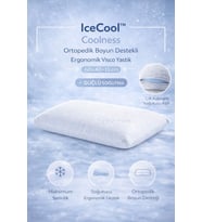 IceCool™ Coolness Ortopedik Boyun Destekli Ergonomik Visco Yastık 60*40*13 cm