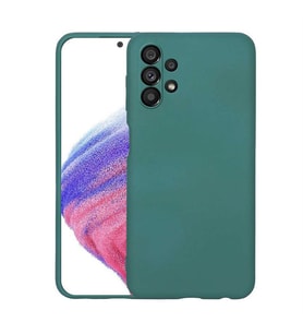 Coverzone Samsung Galaxy A33 5G ?le Uyumlu K?l?f Z-Mara Lansman Vieri Tam Koruma Arka Kapak Kamera Koruma �?k?nt?l? P�r�zs�z Y�zey Koyu Ye?il