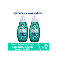 Omo Express Fresh Koku Karsıtı Beyaz Ve Renkliler Sıvı Camasır Deterjanı 1480 ml X2