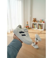 Enoch Unisex Çocuk Spor Ayakkabı Cırtlı Ve Bağcıklı Sportif Model