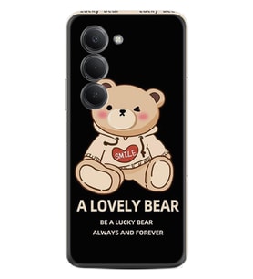 Xiaomi Redmi 15 Kılıf Boutique Baskılı Resimli Lovely Bear Pcode -094