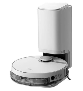 Midea S8 Plus Robot Vacuum Cleaner Çöp İstasyonlu Akıllı Robot Süpürge Beyaz (OUTLET) (12 AY EVOFONE GARANTİLİ)