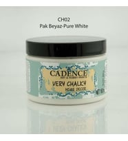 Cadence Very Chalky Home Decor Mobilya Boyası 150 ml. CH-02 PAK BEYAZ 