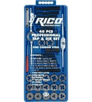 Rico RC3240 Pafta Kılavuz Yiv Diş Açma Seti 40 Parça
