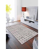 Pembe Spor Kaymaz Tabanlı Makinede Yıkanabilir Halı FV005 - 100 x 160 cm