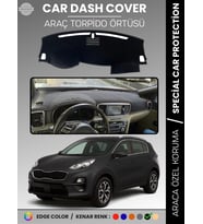 KİA SPORTAGE (2017-2020) Torpido Örtüsü Ön Panel Halı Torpido Koruma Tam Uyum Araca Özel Kaymaz