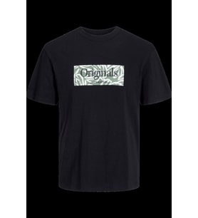JORLAFAYETTE BRANDING TEE SS CREW NEC LN 12250436 (Siyah)