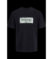 JORLAFAYETTE BRANDING TEE SS CREW NEC LN 12250436 (Siyah)