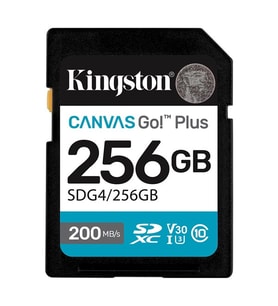 KINGSTON 256GB CANVAS GO+ SDG4/256GB SDHC HAFIZA KARTI