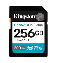 KINGSTON 256GB CANVAS GO+ SDG4/256GB SDHC HAFIZA KARTI