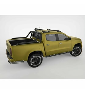 İsuzu D Uyumlu Max Rollbar - Canyon Siyah Roll Bar (Aqm - Prb28) Parça