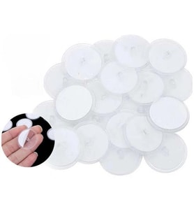 20 Adet Şeffaf Yuvarlak 3 Cm Çaplı Güçlü Disk Yapışkanlar (5343)