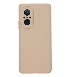 Newface Huawei Nova 9 SE Kılıf Nano içi Kadife Silikon - Pudra
