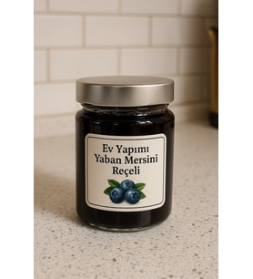 BlackSeaOrganics Ev Yapımı Yaban Mersini Reçeli 350g – Katkısız & Geleneksel Üretim