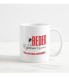 Kişiye Özel Beden Eğitimi Öğretmeni Beyaz Kupa Bardak (1. Tasarım)