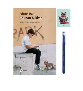 Çalınan Dikkat - Neden Odaklanamıyoruz? - Johann Hari - Metis Yayıncılık - Büro Mavi Tükenmez Kalem