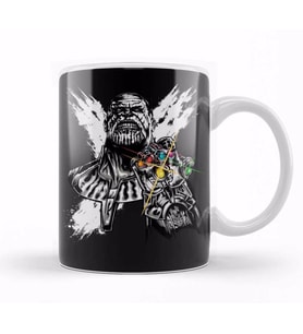 Thanos Infinity Gauntlet Avengers Infinity War Kupa Bardak Porselen