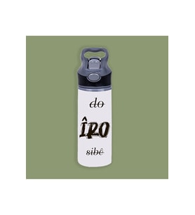 Do Îro Sibê Pipetli Su Matarası - 650 mlt (Beyaz)