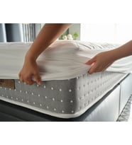 Comfyline Façalı Sıvı Geçirmez Alez 120x200cm (Beyaz)