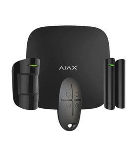AJAX Starter Hub Kit Kablosuz Alarm Seti Keypad Yok Siyah