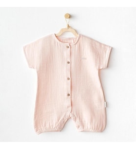 Andywawa Ac25884 Müslin Home Bebe Tulum Pink