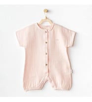 Andywawa Ac25884 Müslin Home Bebe Tulum Pink