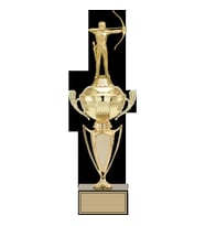 ODAK KUPA - Figürlü Kupalar - Okçu Figürlü Kupalar FG-068 C - 41 cm