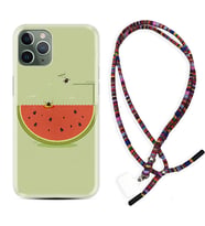 Apple iPhone 11 12 13 14 Pro Max Kılıf Boyun Asklı Rasta Silikon Woohoo 1373