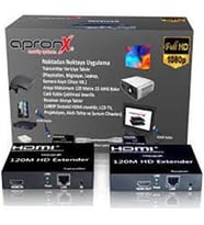 Apronx APX-USB120M-B Cat5e-Cat6 120 metre FullHd 1080P HDMI Extender
