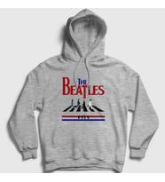 Presmono Unisex Gri Walk V2 The Beatles Kapüşonlu Sweatshirt 294390tt (Gri)