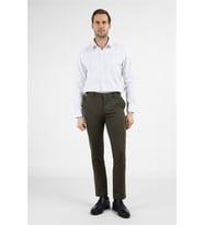 Haki Yan Cep Düz Paça Pamuklu Slim Fit Chino Casual Pantolon 1003255165