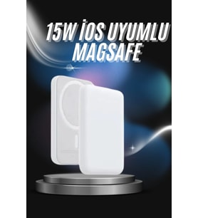 Kablosuz Magsafe Hızlı Şarj 5.000 Mah Kablosuz Şarj Cihazı