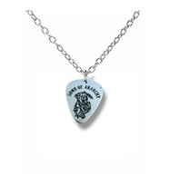 Sons of Anarchy Dizi Temalı Pena Şeklinde Çift Taraflı Rock İşaretli Unisex Metal Kolye (Gümüş)